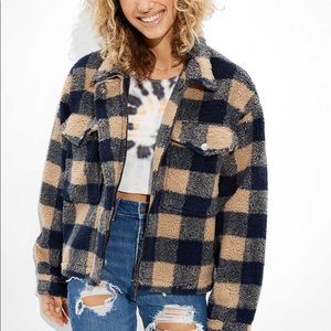 American Eagle plaid jacket